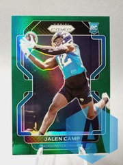 2021 Panini Prizm Jalen Camp #410 Green Prizm Rookie RC Jaguars